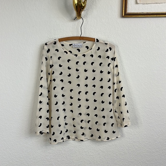 ANTHROPOLOGIE Dolan Eclipse Moon Blouse - Picture 2 of 7